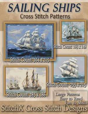 Sailing Ships Cross Stitch Patterns de Tracy Warrington