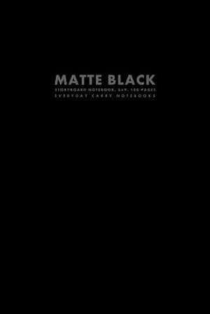 Matte Black Storyboard Notebook, 6x9, 100 Pages de Everyday Carry Notebooks