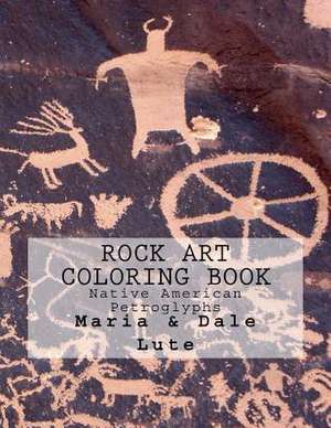 Rock Art Coloring Book de Maria Lute