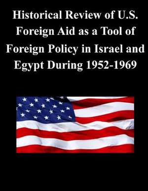 Historical Review of U.S. Foreign Aid as a Tool of Foreign Policy in Israel and Egypt During 1952-1969 de U. S. Army Command and General Staff Col