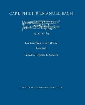 Die Israeliten in Der Wuste de Carl Philipp Emanuel Bach