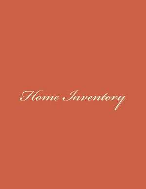 Home Inventory de Thompson, MR Brent