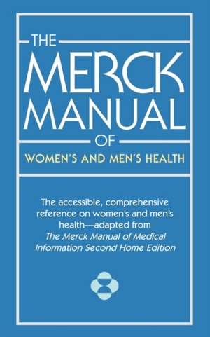 The Merck Manual of Women's and Men's Health de various