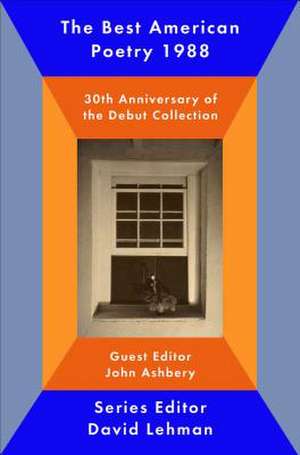 The Best American Poetry 1988 de David Lehman