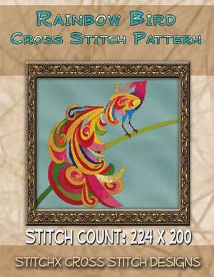 Rainbow Bird Cross Stitch Pattern de Tracy Warrington