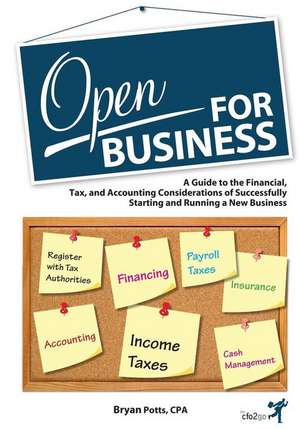 Open for Business de Bryan Potts