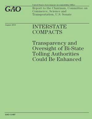 Interstate Compacts de Government Accountability Office (U S )