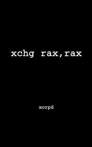 Xchg Rax, Rax de Xorpd