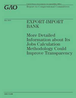 Export-Import Bank de Government Accountability Office (U S )