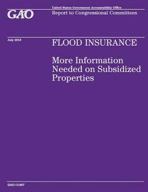 Flood Insurance de Government Accountability Office (U S )