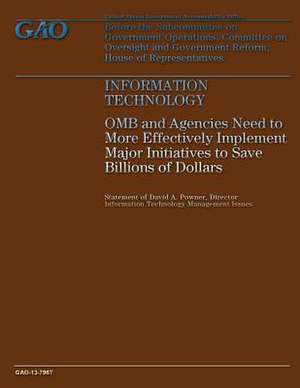 Information Technology de Government Accountability Office (U S )