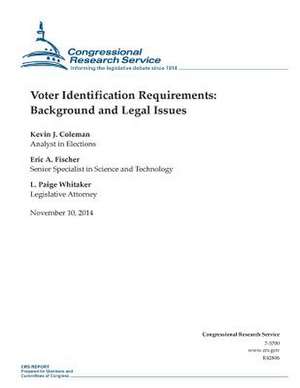 Voter Identification Requirements de Congressional Research Service