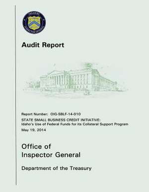 State Small Business Credit Initiative de Office of Inspector General