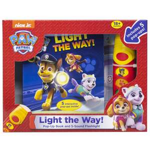 Nickelodeon PAW Patrol: Light the Way! Play-a-Sound Book and 5-Sound Flashlight de Fabrizio Petrossi