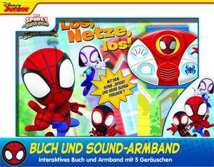 Marvel Spidey und seine Super-Freunde - Los, Netze, los! - Pappbilderbuch und Sound-Armband mit 5 Geräuschen inklusive Titelmelodie de Phoenix International Publications Germany GmbH