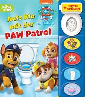 PAW Patrol - Aufs Klo mit der PAW Patrol - Mein Klo-Soundbuch - Pappbilderbuch mit Klospülung und 8 Geräuschen de Phoenix International Publications Germany GmbH