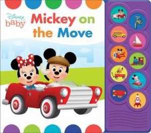 Disney Baby: Mickey on the Move Sound Book de Emma Ladji