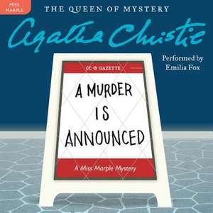 A Murder Is Announced de Agatha Christie