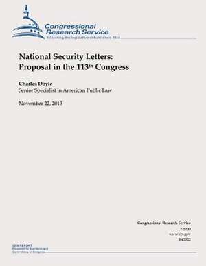 National Security Letters de Charles Doyle