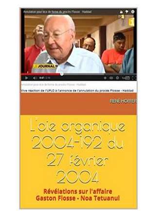 L'Oie Organique 2004-192 Du 27 Fevrier 2004 de M. Rene Hoffer