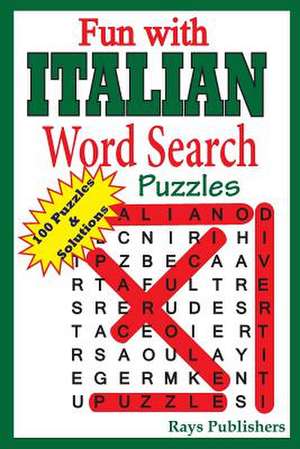 Fun with Italian - Word Search Puzzles de Rays Publishers