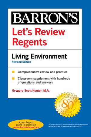 Let's Review Regents: Living Environment Revised Edition de Barron's Educational Series