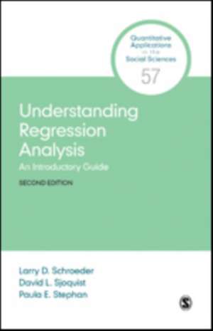 Understanding Regression Analysis: An Introductory Guide de Larry D. Schroeder