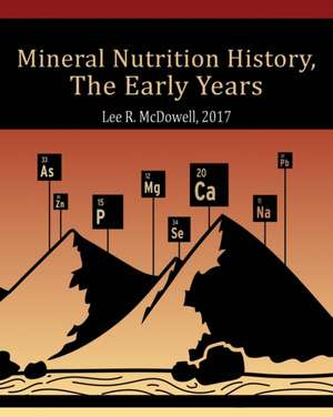 Mineral Nutrition History de Lee McDowell