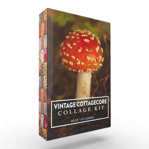 Vintage Cottagecore Wall Collage Kit: 60 (4" × 6") Poster Cards de Adams Media