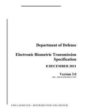 Electronic Biometric Transmission Specification de Department of Defense