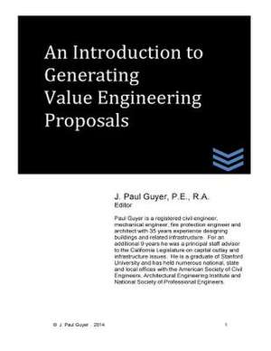 An Introduction to Generating Value Engineering Proposals de J. Paul Guyer