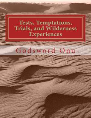 Tests, Temptations, Trials, and Wilderness Experiences de Onu, Apst Godsword Godswill