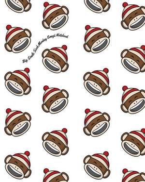 Big Smile Sock Monkey Emoji Notebook de H. R. Wallace Publishing