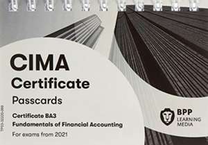 BPP Learning Media: CIMA BA3 Fundamentals of Financial Accou