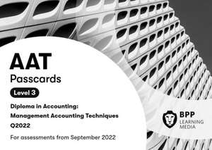 AAT Management Accounting Techniques de BPP Learning Media