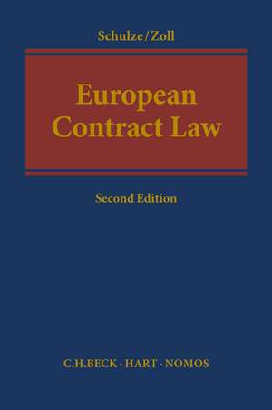 European Contract Law de Reiner Schulze