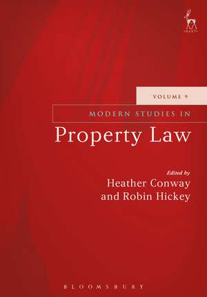 Modern Studies in Property Law - Volume 9 de Dr Heather Conway