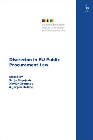 Discretion in EU Public Procurement Law de Sanja Bogojevic