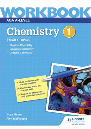 AQA A-level Chemistry Workbook 1 de Jo Ormisher