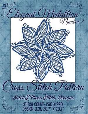 Elegant Medallion 2 Cross Stitch Pattern de Tracy Warrington