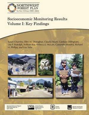 Socioeconomic Monitoring Results Volume I de United States Department of Agriculture