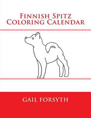 Finnish Spitz Coloring Calendar de Gail Forsyth