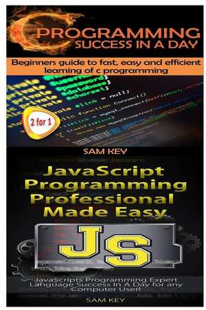 C Programming Success in a Day & JavaScript Professional Programming Made Easy de Sam Key