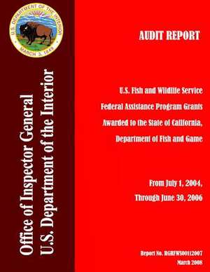 Audit Report de Department of the Interior