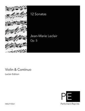 12 Sonatas de Jean-Marie LeClair