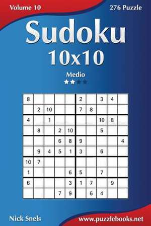 Sudoku 10x10 - Medio - Volume 10 - 276 Puzzle de Nick Snels