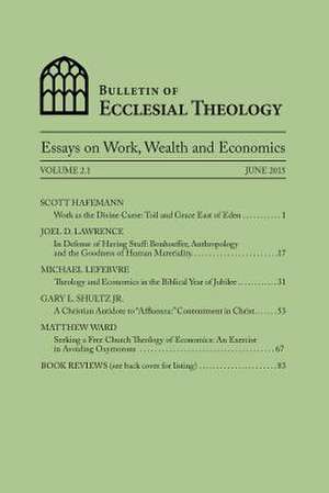 Bulletin of Ecclesial Theology de Gerald Hiestand