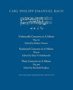 Concerto in a Minor, Wq 170, 26, 166 de Carl Philipp Emanuel Bach