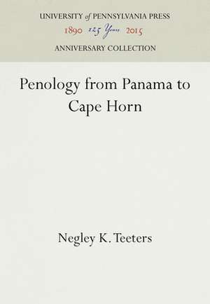 Penology from Panama to Cape Horn de Negley K. Teeters