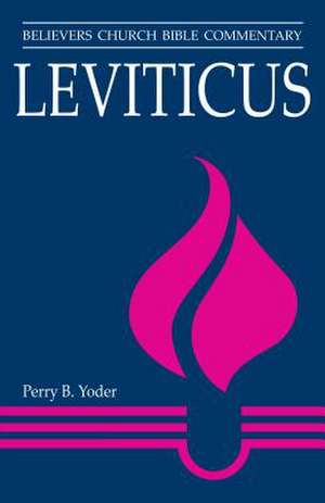 Leviticus de Perry Yoder